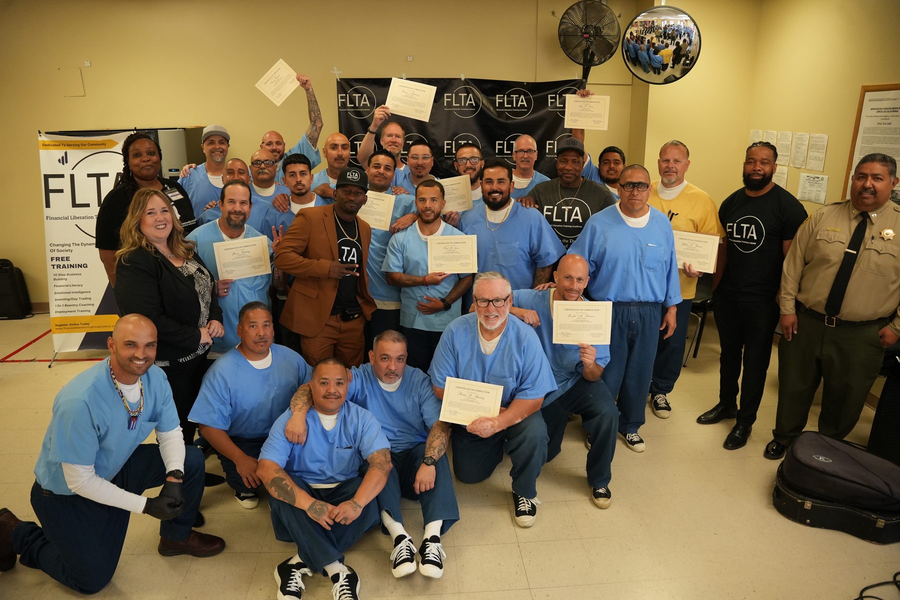 Reentry graduation at Avenal State Prison