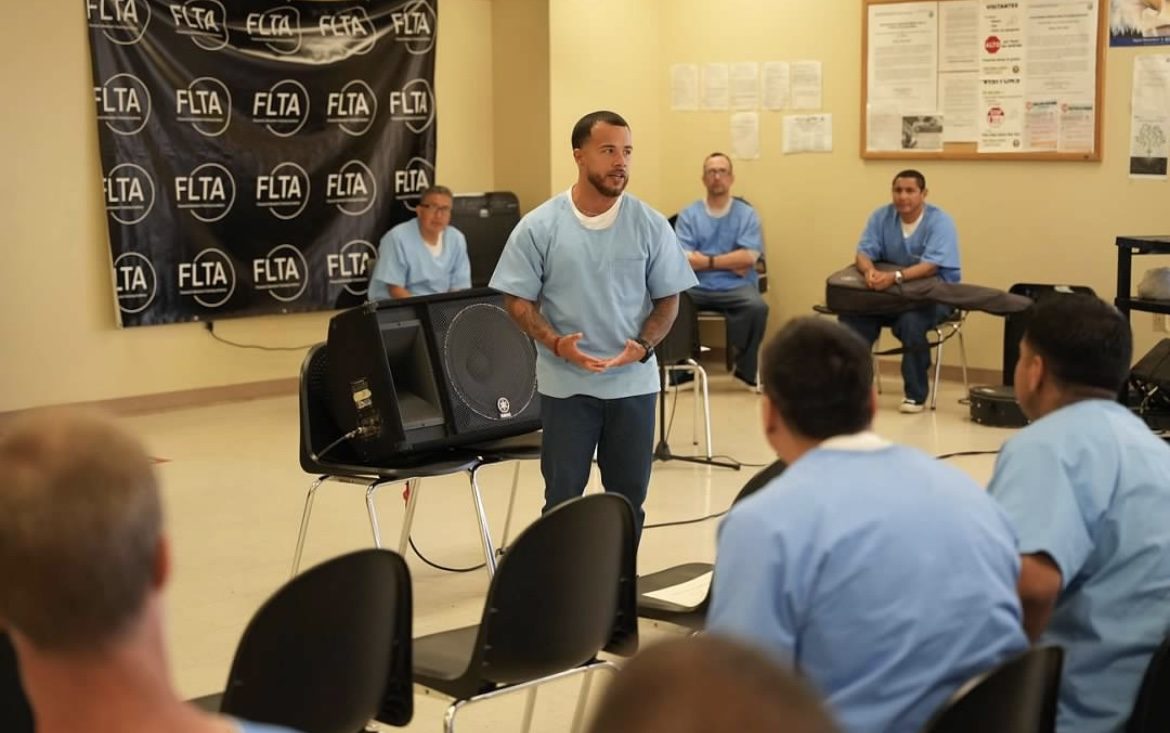 A youth offender graduates FLTA Financial Reentry Training at Avenal State Prison